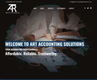 Artaccountingsolutions.co.za(Bookkeeping Solutions Pretoria) Screenshot