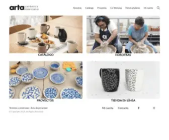 Artaceramica.com(Arta Cerámica) Screenshot