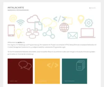 Artalacarte.de(Webdesign & Programmierung) Screenshot