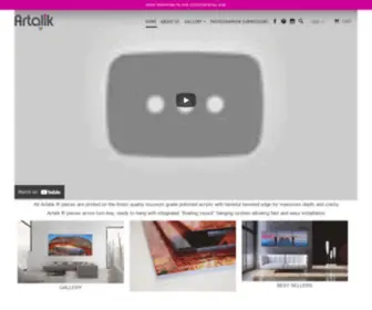 Artalik.com(Artalik features the freshest works from artists and photographers worldwide. Art) Screenshot