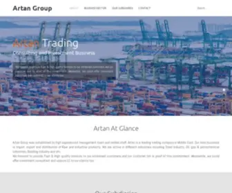Artan-Group.com(International Trading Company) Screenshot
