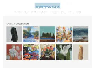 Artanagallery.com(Artana Gallery) Screenshot