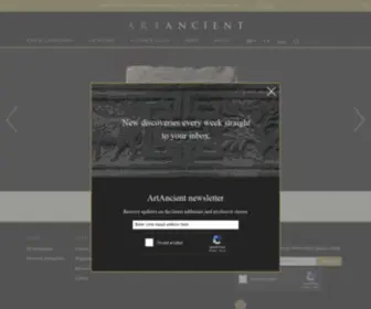 Artancient.com(Ancient Art for Sale) Screenshot