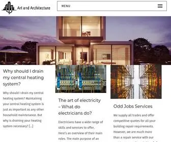 Artandarchitecture.co.uk(Art and Architecture) Screenshot