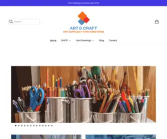 Artandcraft.ca(Art Supplies & Yard Greetings) Screenshot