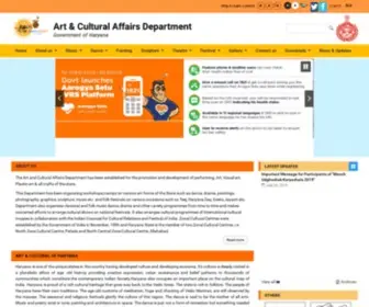Artandculturalaffairshry.gov.in(The Directorate of Rural Development (DRD)) Screenshot
