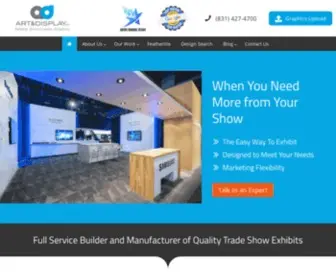 Artanddisplay.com(Trade Show Displays) Screenshot