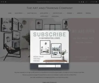 Artandframingco.com.au(The Art And Framing Company) Screenshot