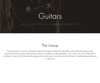 Artandlutherieguitars.com(Art & Lutherie Guitars) Screenshot