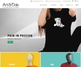 Artandode.com(Art&Ode) Screenshot