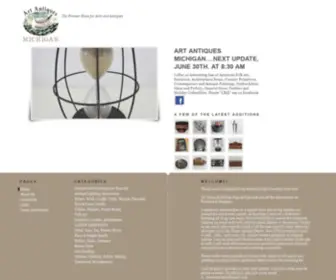 Artantiquesmichigan.com(Art Antiques Michigan) Screenshot