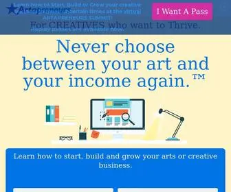 Artapreneurs.com(Artapreneurs™) Screenshot