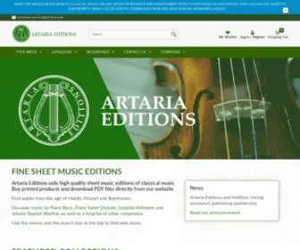 Artaria.com(Artaria) Screenshot