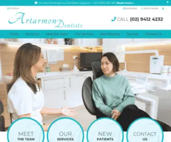 Artarmondentists.com(Dentist Artarmon) Screenshot