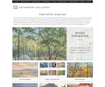 Artarmongalleries.com.au(Home) Screenshot