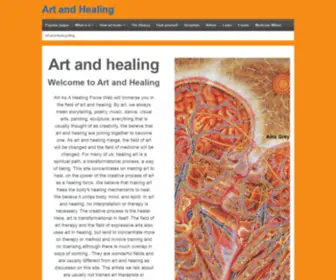 Artashealing.org(Art and healing) Screenshot