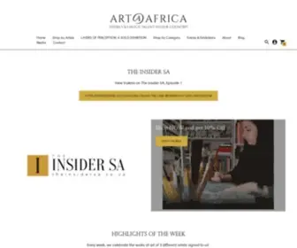 Artatafrica.art(Art@Africa’s world class gallery displaying entirely South African artists & artworks) Screenshot