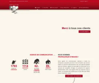 Artatem.com(Conseil & Communication) Screenshot