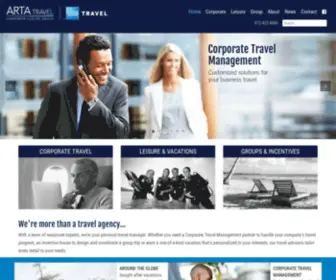 Artatravel.com(Corporate, Leisure & Group Travel Services) Screenshot