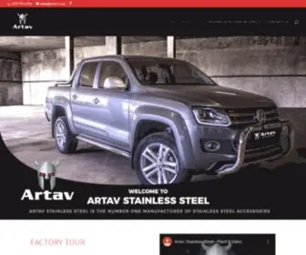 Artav.co.za(Artav Stainless Steel Accessories) Screenshot