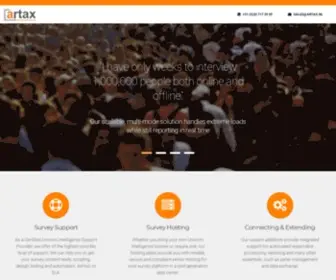 Artax.nl(Unicom Intelligence (formerly IBM SPSS® Data Collection)) Screenshot