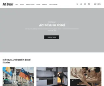 Artbasel.com(Art Basel) Screenshot