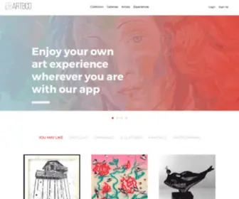 Artbco.com(Buy curated art online) Screenshot