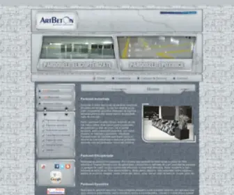 Artbeton.ro(Pardoseli Elicopterizate cu cuart) Screenshot