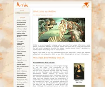Artble.com(The Home of Passionate Art Lovers) Screenshot