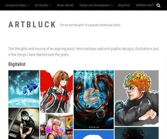 Artbluck.com(Art Bluck) Screenshot