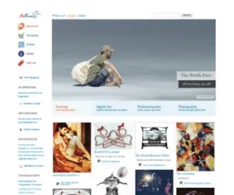 Artboomer.com(The World's Art Gallery) Screenshot