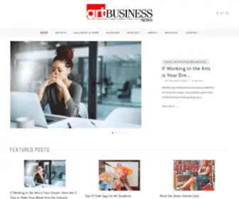 Artbusinessnews.com(Art Business News) Screenshot