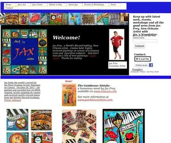 Artbyjax.com(New Orleans Paintings For Sale) Screenshot