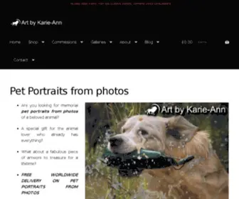 Artbykarie-ANN.co.uk(Pet Portrait and Art Tutorials from Art by Karie) Screenshot