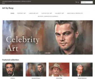 Artbyrasp.com(Art by Rasp) Screenshot