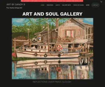 Artbysandyb.com(ART BY SANDY B) Screenshot