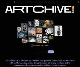 Artchivecoin.com(ARTCHIVE Coin) Screenshot