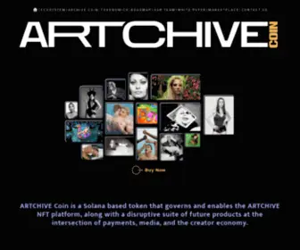 Artchivecoins.com(ARTCHIVE Coin) Screenshot