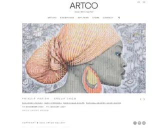 Artco-ART.com(ARTCO Gallery represents international contemporary artists. The main focus) Screenshot