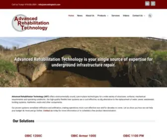 Artcoatingtech.com(Your single source expertise for underground infrastructure repair) Screenshot