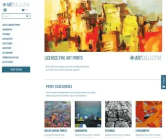 Artcollective.com(Licensed & Original Fine Art Print Gallery) Screenshot
