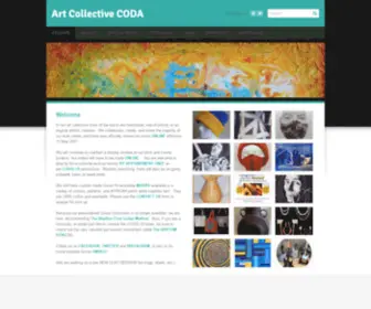 Artcollectivecoda.com(Art Collective CODA) Screenshot