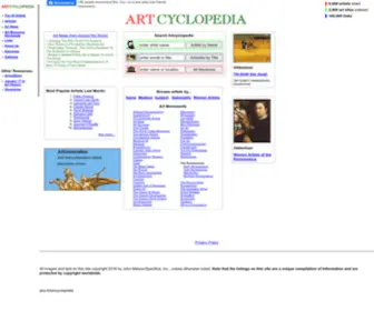 Artcyclopedia.com(The Artcyclopedia) Screenshot