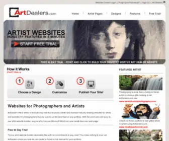 Artdealers.com(Websites For Photographers) Screenshot