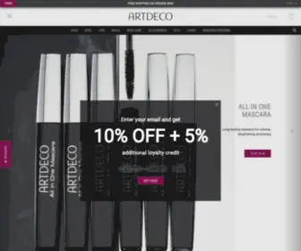 Artdecobeauty.com(ARTDECO COSMETICS) Screenshot