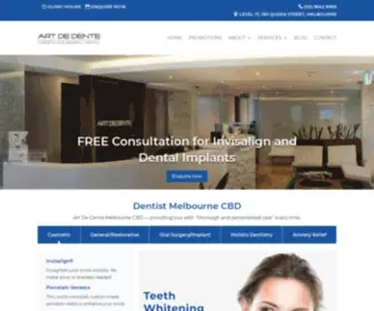 Artdedente.com.au(Dentist Melbourne CBD) Screenshot