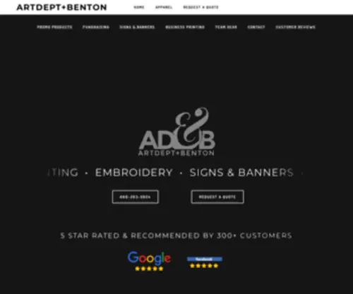 Artdeptbenton.com(ARTDEPT) Screenshot