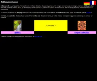 Artdocuments.com(WHAT ARE ARTDOCUMENTS) Screenshot