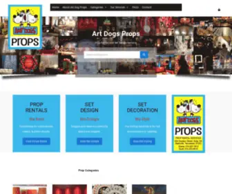 Artdogsprops.com(Prop rental art dog props) Screenshot