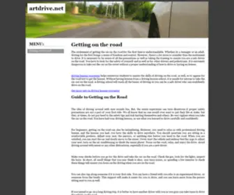 Artdrive.net(Getting on the road) Screenshot